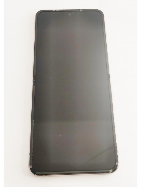 Pantalla LCD mas tactil negro para Samsung galaxy Z flip 4 SM-F721B GH82-24214A mas marco plata service pack