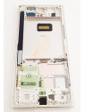 Pantalla LCD mas tactil negro para Samsung galaxy s23 Ultra 5G SM-S918B Gh82-30466B mas marco crema service pack