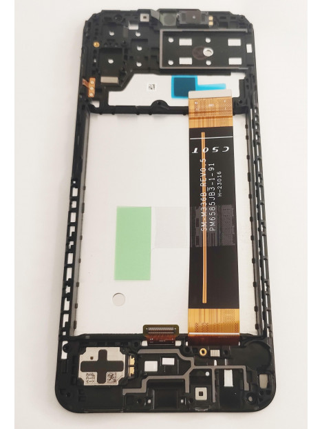 Pantalla LCD mas tactil negro para Samsung Galaxy A13 4G 2022 SM-A135 GH82-28508A mas marco negro service pack