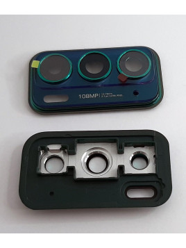 Cubierta camara verde para Motorola Moto Edge 20 calidad premium