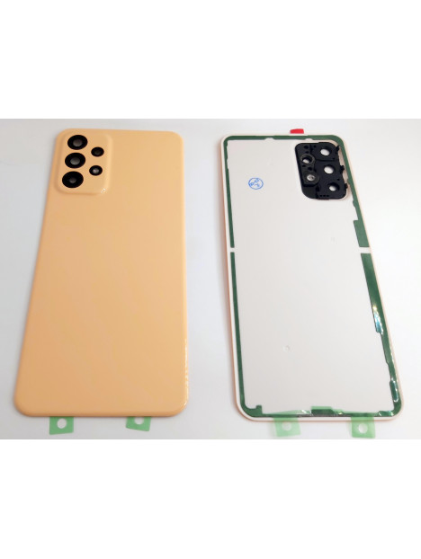 Tapa trasera o tapa bateria coral para Samsung Galaxy A23 A235 mas cubierta camara