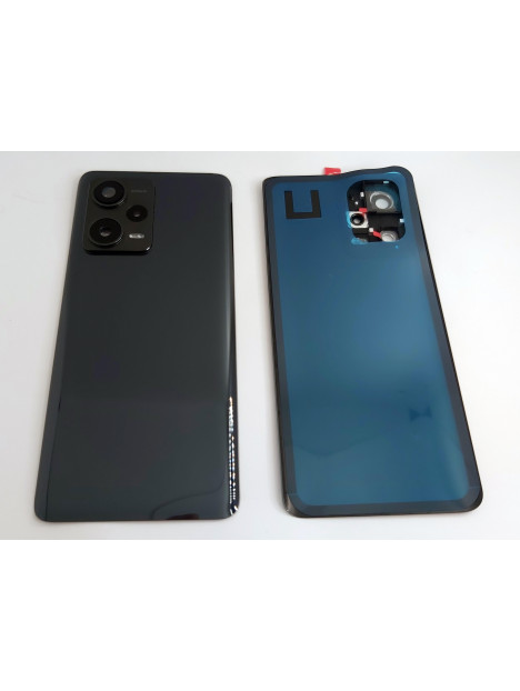 Tapa trasera o tapa bateria negra para Xiaomi Redmi Note 12 Pro Plus 5G mas cubierta camara CSL