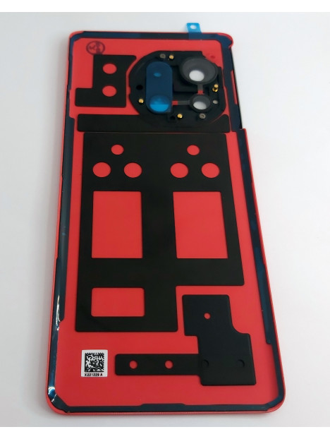 Tapa trasera o tapa bateria roja para Oneplus Ace 2 PHK110 mas cubierta camara