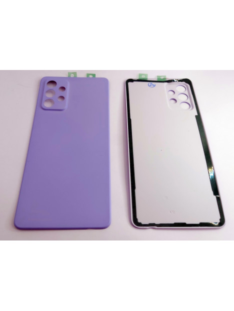 Tapa trasera o tapa bateria violeta para Samsung Galaxy A72 A725F / A72 5G