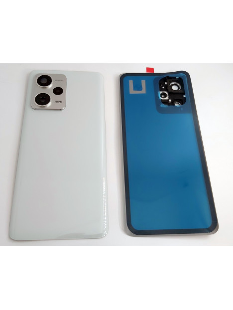 Tapa trasera o tapa bateria blanca para Xiaomi Redmi Note 12 Pro Plus 5G mas cubierta camara CSL