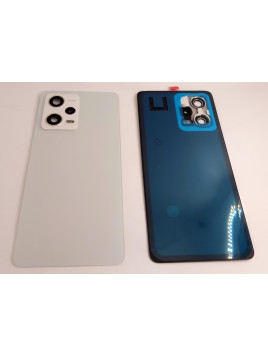 Tapa trasera o tapa bateria blanca para Xiaomi Redmi Note 12 Pro 5G mas cubierta camara CSL