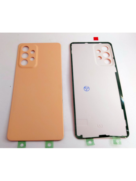 Tapa trasera o tapa bateria coral para Samsung Galaxy A53 5G A536