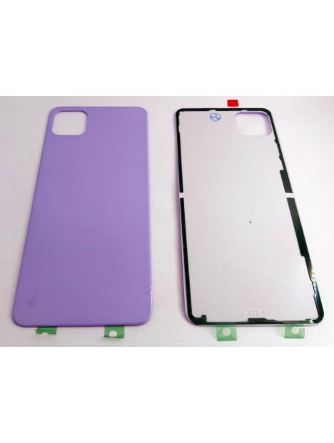 Tapa trasera o tapa bateria violeta para Samsung Galaxy A22 5G A226