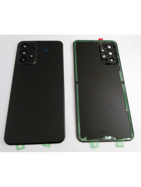 Tapa trasera o tapa bateria negra para Samsung Galaxy A23 5G A236 mas cubierta camara