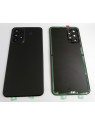 Tapa trasera o tapa bateria negra para Samsung Galaxy A23 5G A236 mas cubierta camara