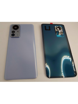Tapa trasera o tapa bateria azul para Xiaomi 12 Pro mas cubierta camara CSL