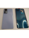 Tapa trasera o tapa bateria azul para Xiaomi 12 Pro mas cubierta camara CSL