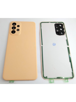 Tapa trasera o tapa bateria rosa para Samsung Galaxy A23 5G A236 mas cubierta camara