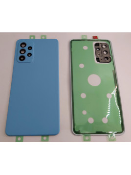 Tapa trasera o tapa bateria azul para Samsung Galaxy A52s 5G A528 mas cubierta camara