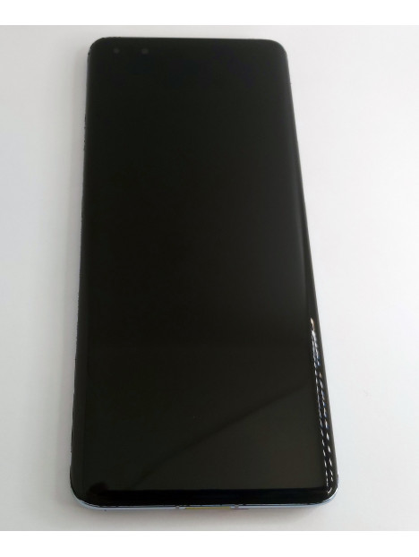 Pantalla LCD para Honor Magic 4 Pro 5G mas tactil negro mas marco azul claro calidad premium