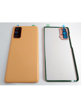 Tapa trasera o tapa bateria naranja para Samsung Galaxy S20 FE 4G G780F / S20 FE 5G G781F mas cubierta camara