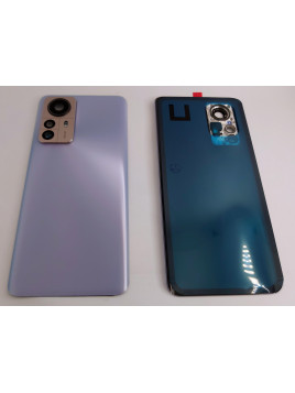 Tapa trasera o tapa bateria violeta para Xiaomi 12 Pro mas cubierta camara CSL