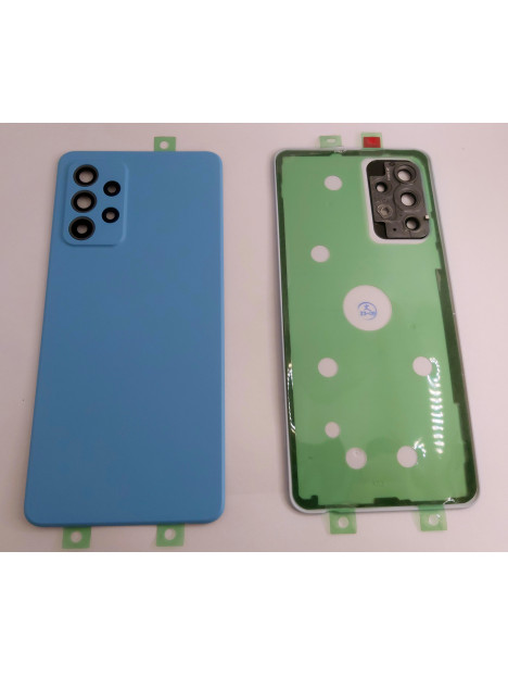 Tapa bateria o tapa trasera azul para Samsung Galaxy A52 A525 / A52 5G A526 mas cubierta camara