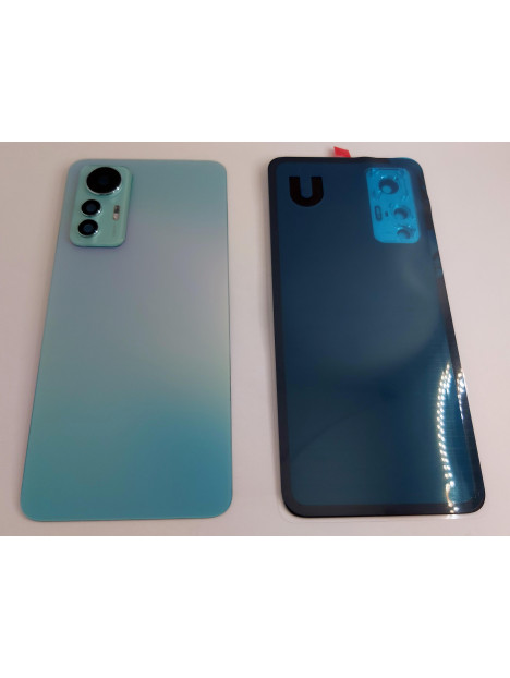 tapa trasera o tapa bateria verde para Xiaomi 12 Lite mas cubierta de camara CSL