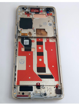 Pantalla LCD para Honor Magic 4 Pro 5G mas tactil negro mas marco dorado calidad premium