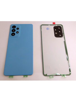 Tapa trasera o tapa bateria azul para Samsung Galaxy A53 5G A536 mas cubierta de camara