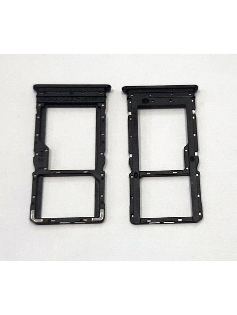 Soporte o bandeja dual sim negra para Xiaomi Redmi 12 calidad premium