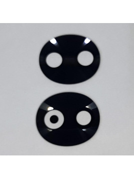 Set 2 cristal camara negro para Honor 90 5G calidad premium