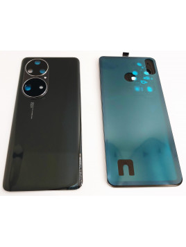 Tapa trasera o tapa bateria negra para Huawei P50 Pro mas cristal camara