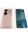 Tapa trasera o tapa bateria dorada para Huawei P50 Pro mas cristal camara