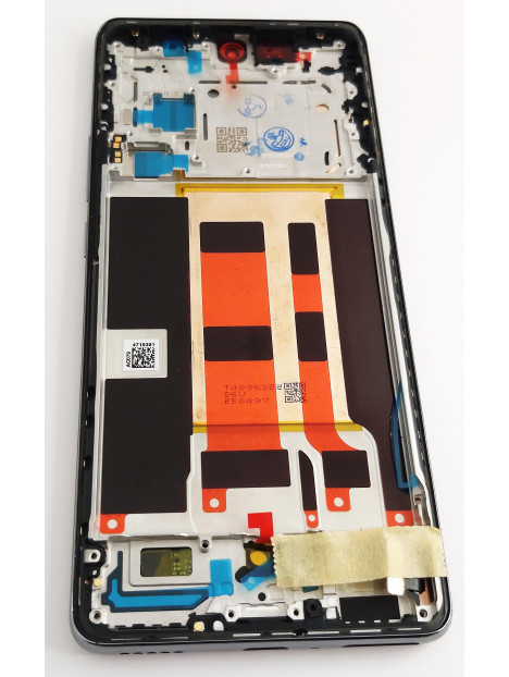 Pantalla LCD para Oppo Reno 10 5G mas tactil negro mas marco gris calidad premium