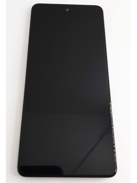 Pantalla LCD para infinix note 30 X6833B mas tactil negro mas marco negro calidad premium