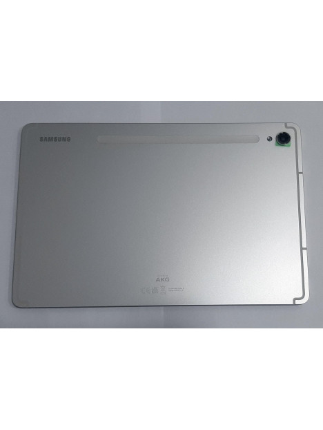 Carcasa trasera o tapa trasera plata para Samsung Galaxy Tab S9 X710 GH82-31679B Service Pack