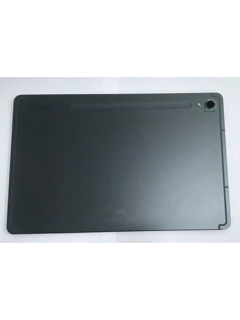 Carcasa trasera o tapa trasera negra para Samsung Galaxy Tab S9 X710 GH82-31679A Service Pack