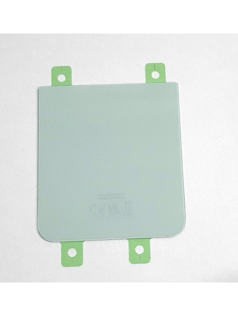 Tapa trasera o tapa bateria verde para Samsung Galaxy Z Flip 5 F731 GH82-31929D Service Pack