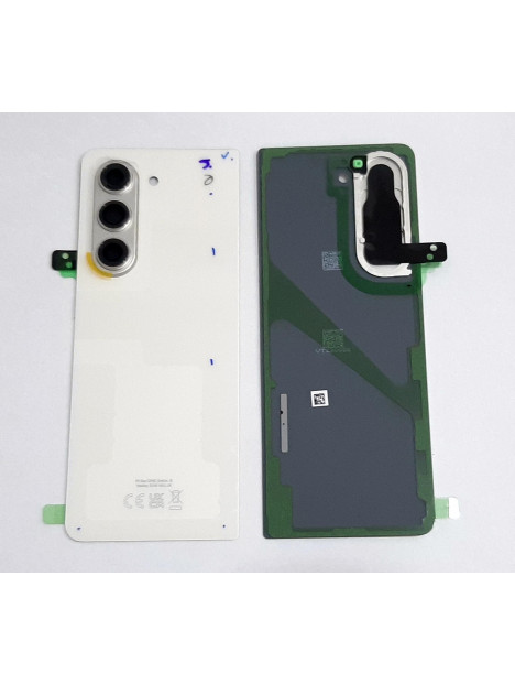 Tapa trasera o tapa bateria blanca para Samsung Galaxy Z Fold 5 F946 5G GH82-31862B Service Pack