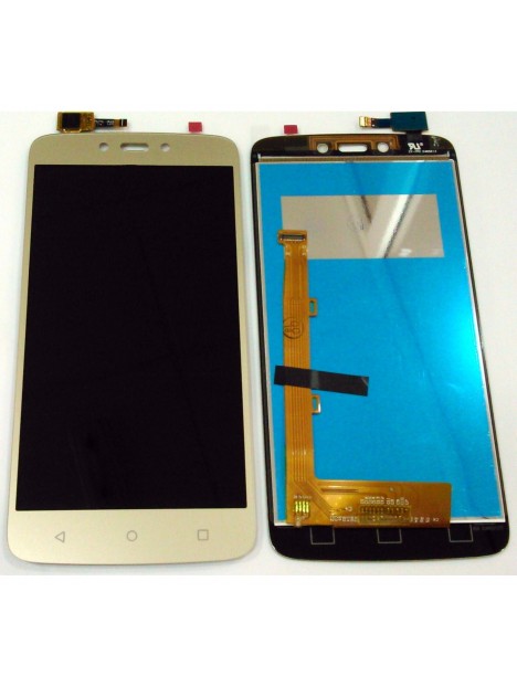 Motorola Moto C Plus XT1723 pantalla lcd + tactil dorado premium