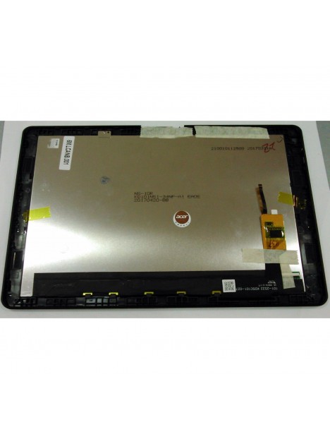 Acer iconia tab 10 a3-a40 pantalla lcd + tactil negro + marco premium