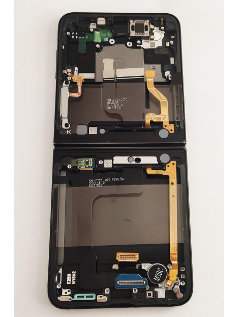 Pantalla LCD mas tactil negro para Samsung Galaxy Z Flip 4 SM-F721B GH82-30238E mas marco negro service pack