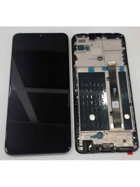 Pantalla lcd para ZTE Blade A72 5G mas tactil negro mas marco negro calidad premium