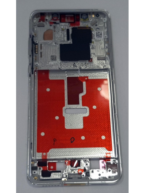 Carcasa o marco frontal plata para Huawei Mate 50 Pro
