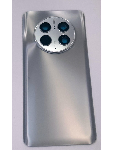 Tapa trasera o tapa bateria plata para Huawei Mate 50 Pro mas cubierta camara