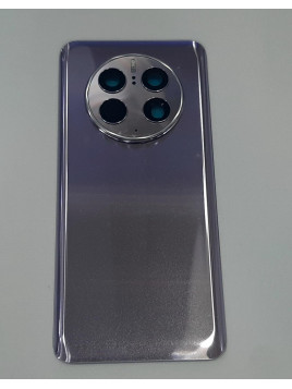 Tapa trasera o tapa bateria violeta para Huawei Mate 50 Pro mas cubierta camara