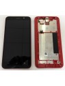 Asus Zenfone 2 ZE551ML pantalla lcd + tactil negro + marco rojo premium