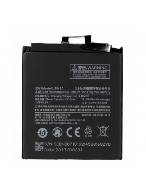 Bateria Premium BN20 Xiaomi Mi 5C MI5C 2860 mAh