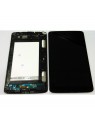 LG G Tablet Pad 8.3 V500 Wifi pantalla lcd + tactil negro + marco premium