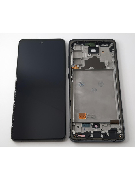 Pantalla oled para Samsung Galaxy A72 4G SM-A725 A72 5G SM-A726 mas tactil negro mas marco negro compatible