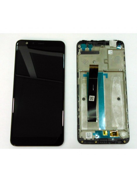 Asus Zenfone Max Plus M1 ZB570TL pantalla lcd + tactil negro + marco premium