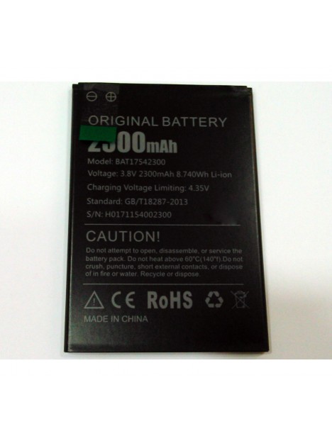 Batería Original BAT17542300 Doogee X9 Mini 2300Mah