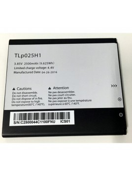 Batería premium TLP025H7 TLP025H1 Alcatel Pop 4 5051D 3.8V 2500mAh 9.62 Wh desmontaje