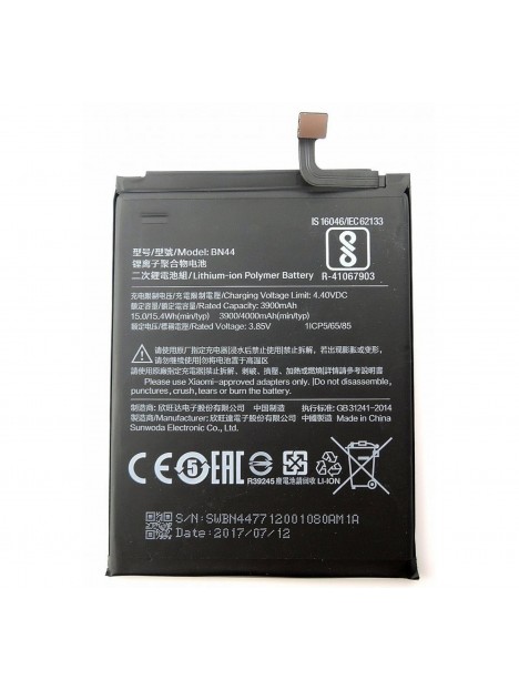 Batería Premium BN44 Xiaomi Mi Xiaomi Redmi 5 Plus 3900mAh